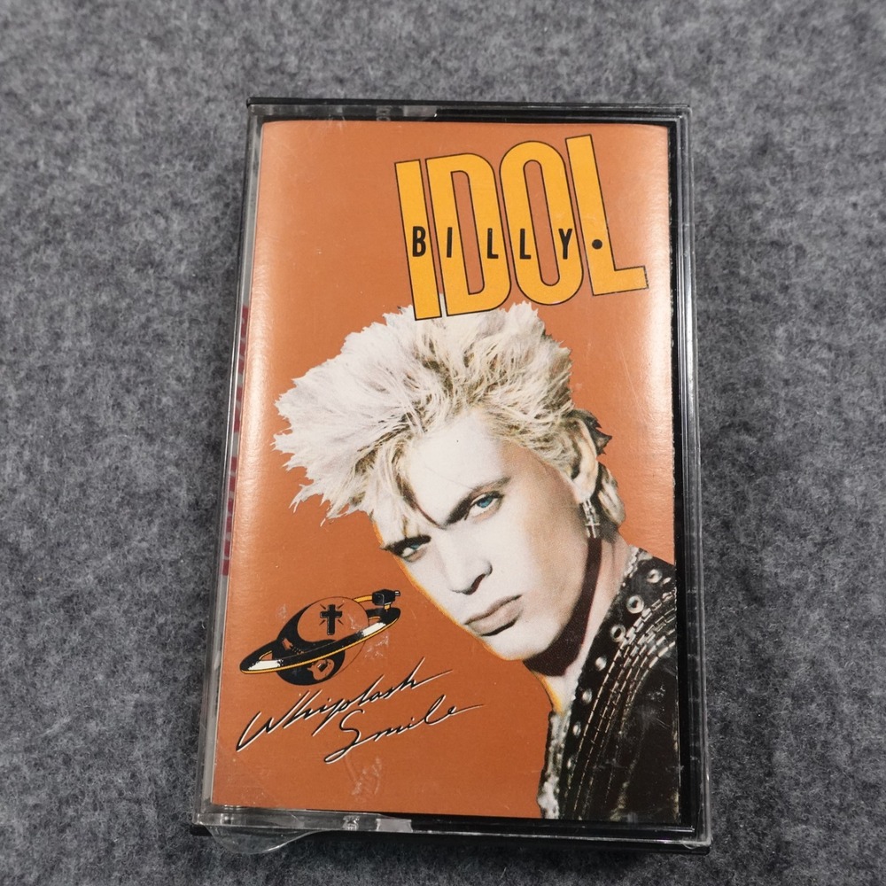 Billy Idol Whiplash Smile Cassette Tape 1986 Chrysalis Records OVT 41514 Chrome